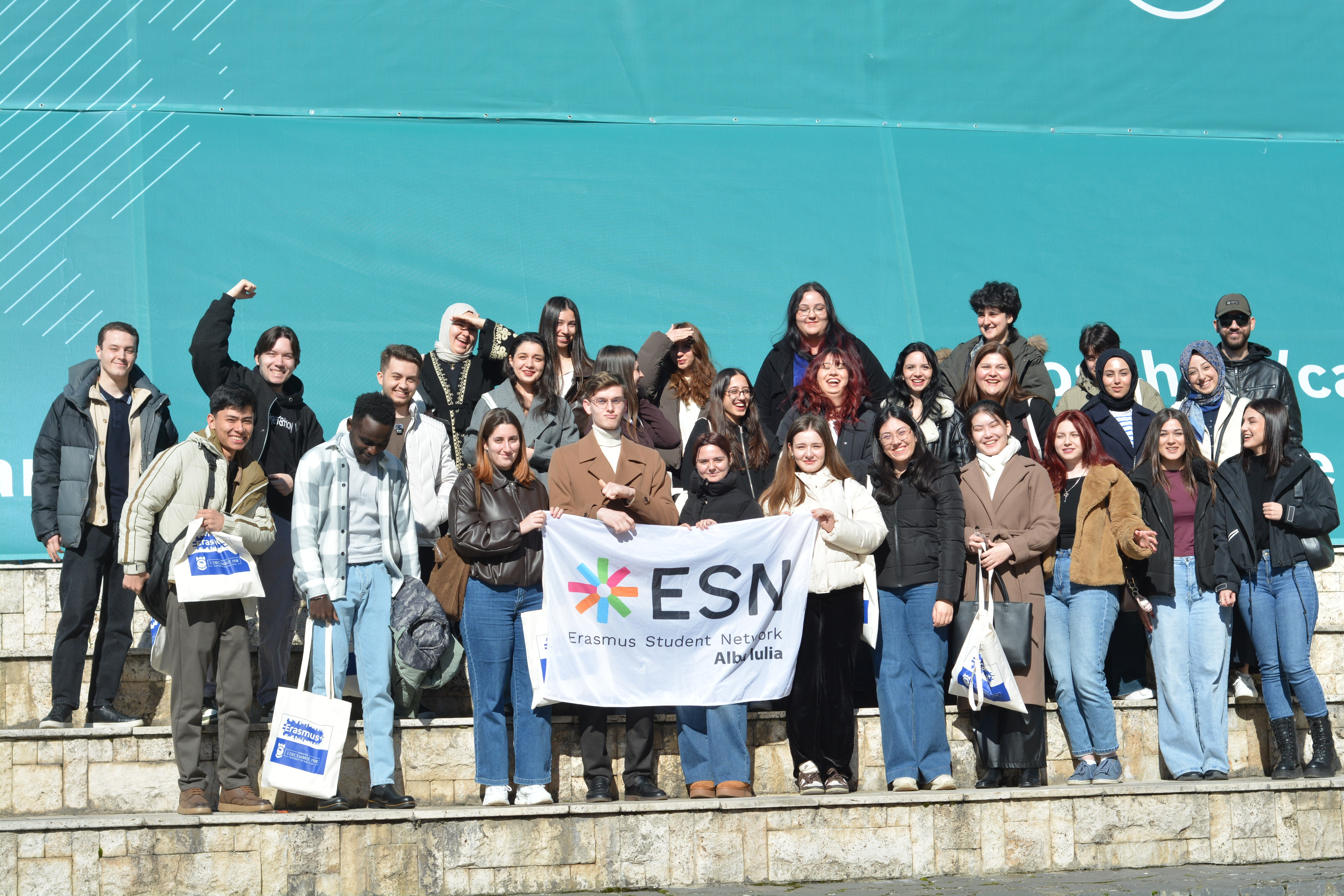 ESN Alba Iulia group photo for the Buddy Program