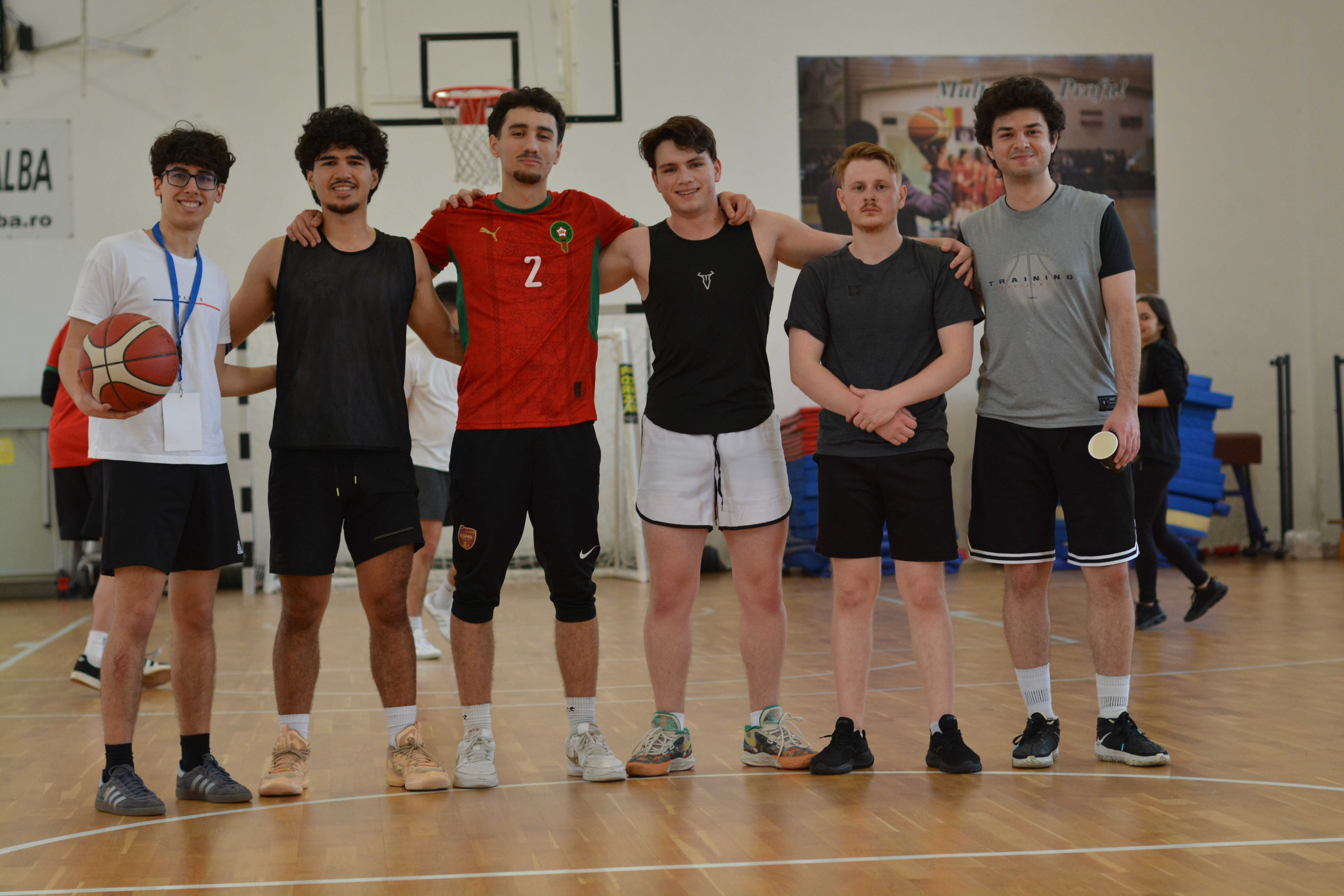 Basketball group at National Erasmus Games